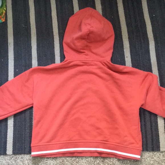 Coral adidas crop hoodie - Picture 3 of 3